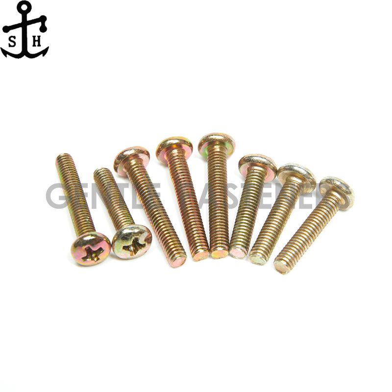 Cross drive pan head machine screw